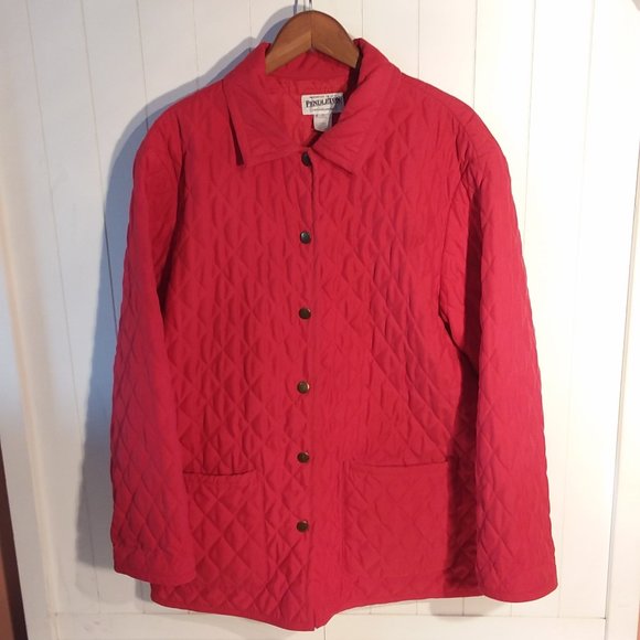 Pendleton Jackets & Blazers - Pendleton Red Quilted Jacket size Large